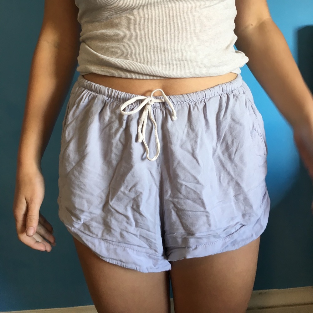 Light blue brandy Melville shorts